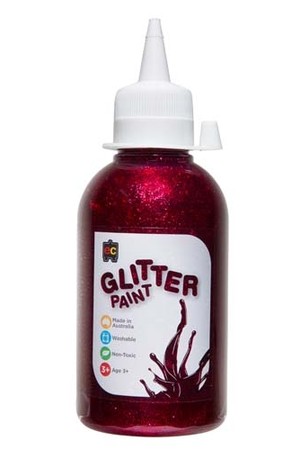 Glitter Paint 250mL - Magenta