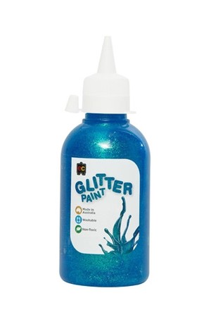 Glitter Paint 250ml - Sky Blue