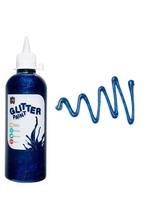 Glitter Paint 500mL - Blue