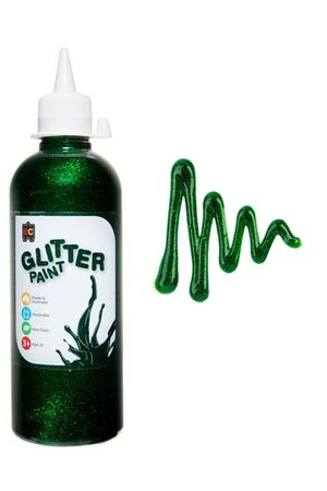 Glitter Paint 500mL - Green
