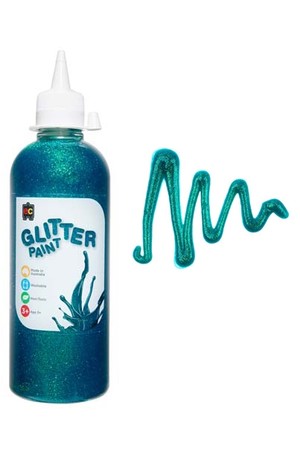 Glitter Paint 500mL - Turquoise
