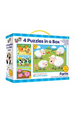 Galt - 4 Puzzles in a Box: Farm