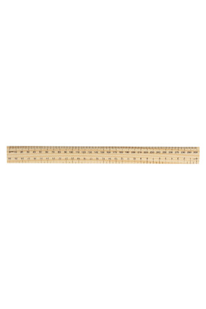 GNS Wooden Ruler - 30cm (Single)