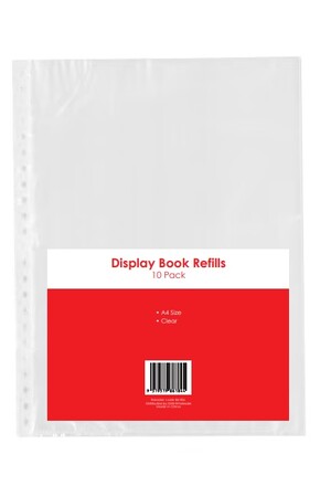 GNS Display Book Refills - Basic A4: Clear (Pack of 10)