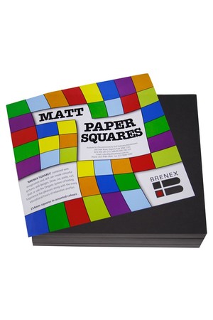 Matt Paper Squares - Black (Pack of 360)