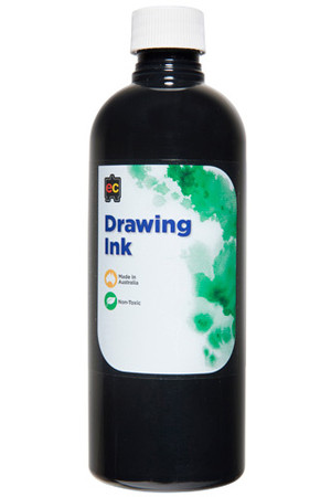 Drawing Ink 500ml Black