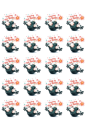 You're the Bomb! Reward Stickers