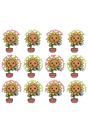 Sun Flower Bloom - Reward Stickers