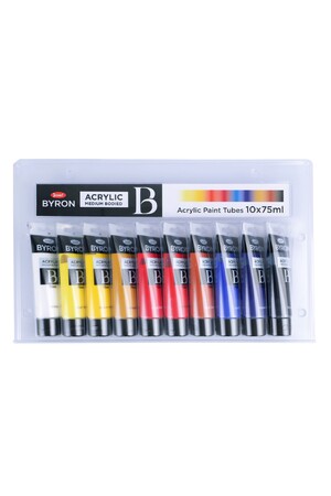 Jasart Byron - Acrylic Paint (75ml): Set of 10