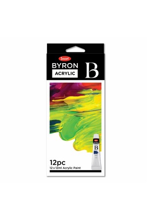 Jasart Byron - Acrylic Paint (12ml): Set of 12