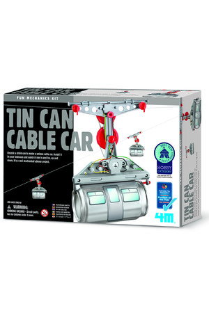 Fun Mechanics Kit - Tin Can Cable Car