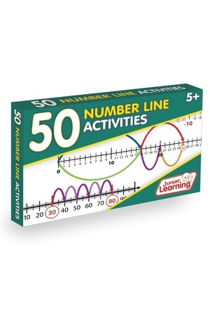 50 Number Line Activity Cards