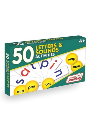 50 Letters & Sounds Activity Cards