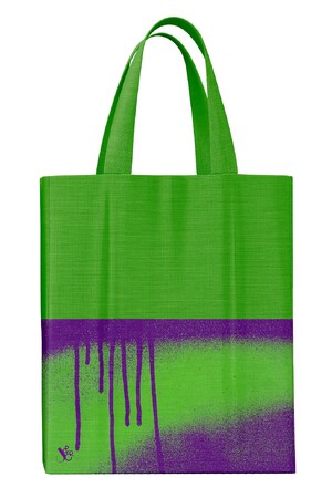 Jumble & Co Tote Bag - Fit A4 Bits & Bobs: Cotton Polyester Mix (Green)