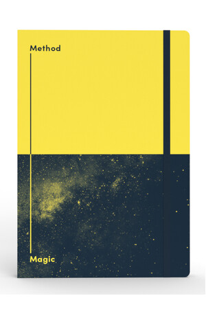 Jumble & Co Notebook - A5 Ruled & Dot Grid: Method & Magic (Yellow)