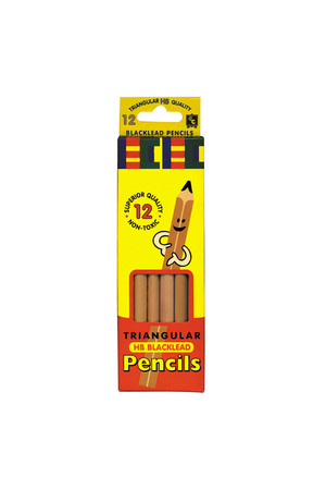 Jumbo Triangular HB Pencils 12 Pieces