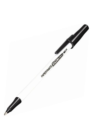 Papermate Pen - Ballpoint Kilometrico: Medium Black (Box of 12)