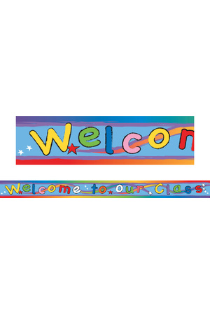 Welcome to Our Class Large Border