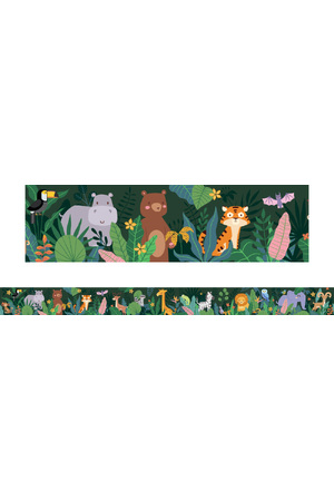 Jungle Animals - Large Border (Pack of 12)