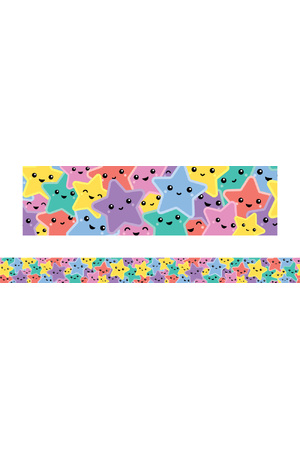 Stars - Large Border (Pack of 12)