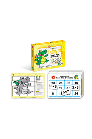 Beat the Crocodile Bingo - Multiplication