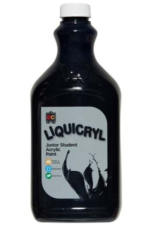 Liquicryl Junior Acrylic Paint 2L - Black