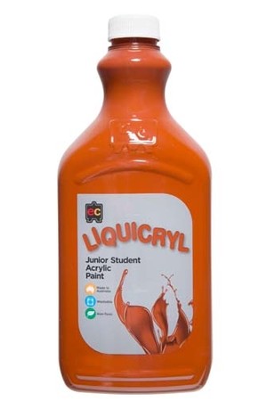 Liquicryl Junior Acrylic Paint 2L - Burnt Sienna
