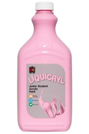Liquicryl Junior Acrylic Paint 2L - Pink