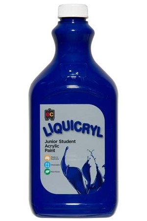 Liquicryl Junior Acrylic Paint 2L - Warm Blue (Dark/Navy)