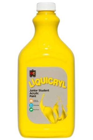 Liquicryl Junior Acrylic Paint 2L - Brilliant Yellow