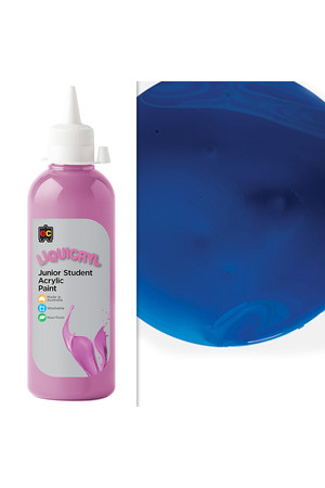 Liquicryl Junior Acrylic Paint 500mL - Brilliant Blue