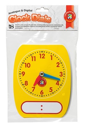 Analogue & Digital Clock Dials (Write On/Wipe Off)