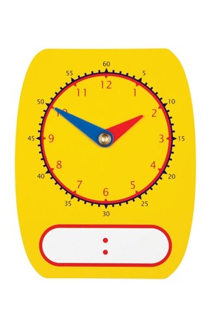 Digital/Analogue Clock Dial Write On/Wipe Off