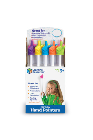Rainbow Pointers Pop Display - Set of 10