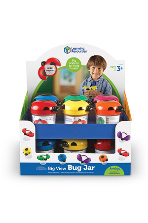 Primary Science™ Big View Bug Jars - 12pc
