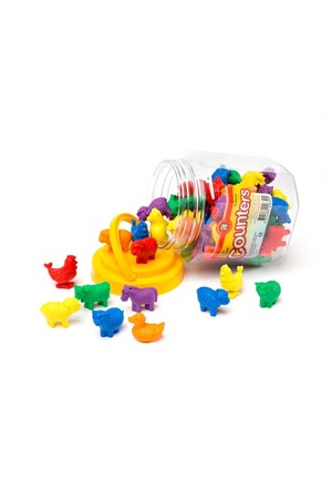 Farm Animal Counters - Jar of 72