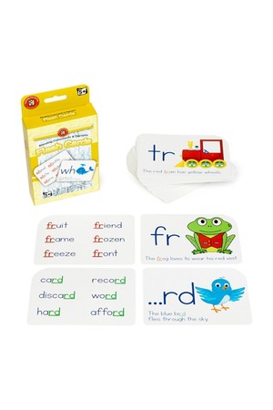 Blending Consonants & Digraphs Flash Cards