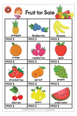 Fruit for Sale Poster