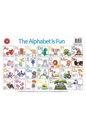 Alphabet is Fun Placemat