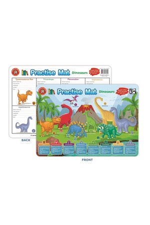 Practise Mat - Dinosaurs