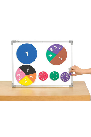 Jumbo Printed Foam Magnetic Fraction Tiles