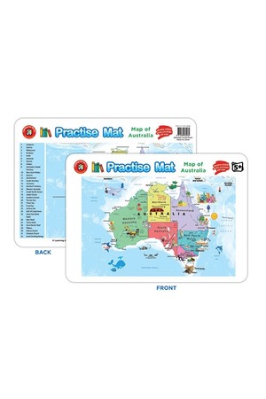 Practise Mat - Map of Australia