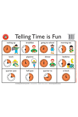 Telling the Time is Fun Placemat