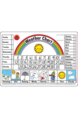 Weather Chart Placemat