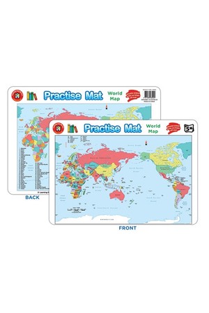 Practise Mat - World Map