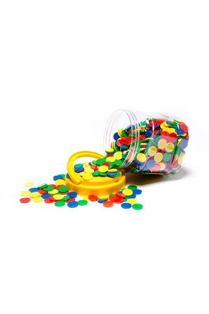 Small 4 Colour Counters - Jar of 1000