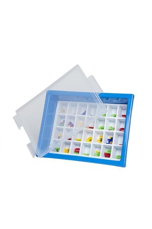 Letter Storage Tray Set - Light Blue