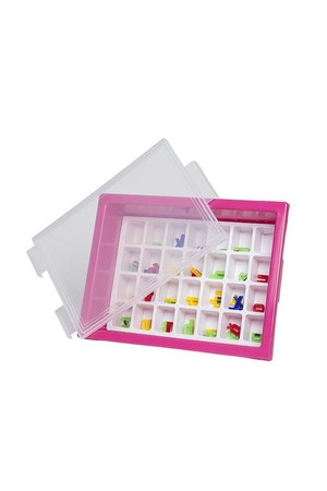 Letter Storage Tray Set - Magenta