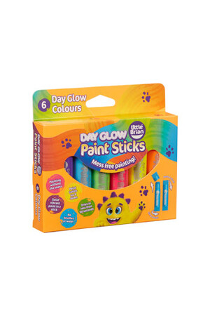 Little Brian Paint Sticks - Day Glow (Pack of 6)
