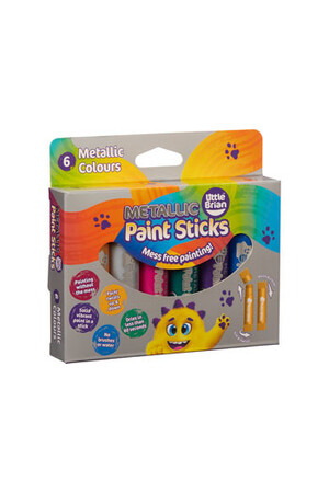 Little Brian Paint Sticks - Metallic (Pack of 6)